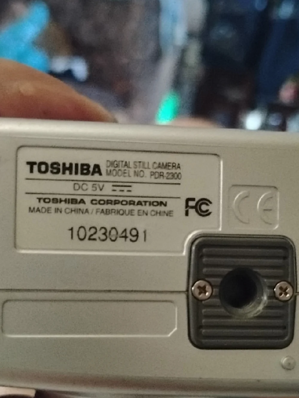 Silver Toshiba PDR-2300 Digital Still Camera - Silver